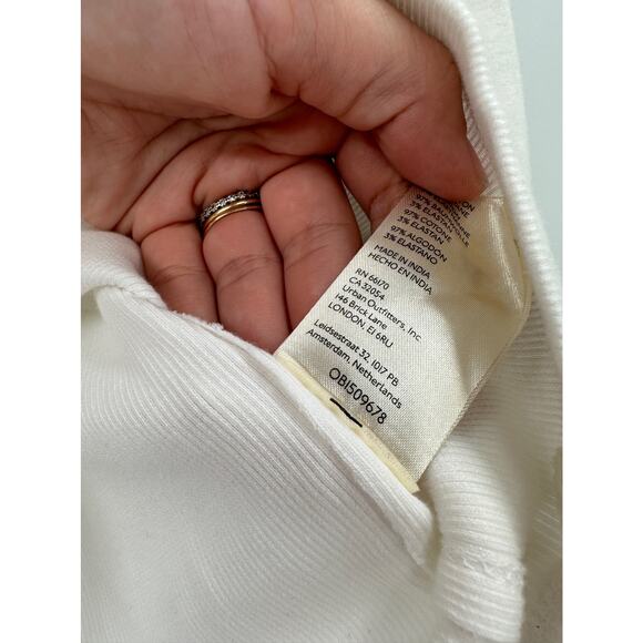 Free People We The Free Daisy Chain Cuff Knit White Long Sleeve Top Size XS - Picture 7 of 7